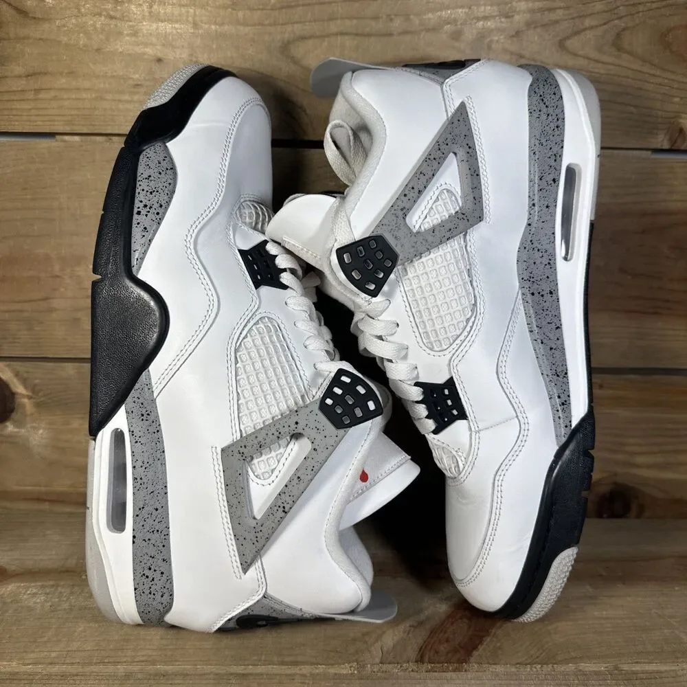 Size 11 Nike Air Jordan 4 Retro 2025 White Cement B-Grade Nike Refurb FV5029-100